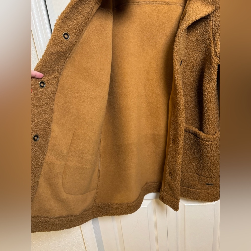Natural Reflections Brown Teddy Jacket - Picture 5 of 8